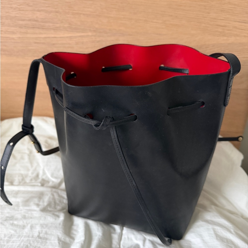 Mansur Gavriel Black Bucket Bag